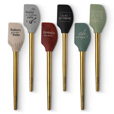 Krumbs Kitchen Krumbs Kitchen Elements Spatula w/Metallic Gold Handle  (1)  KKELSPT24