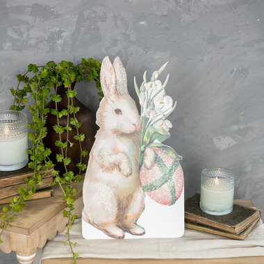 Ragon House 18" BUNNY W/ BOUQUET DUMMY BOARD  WS221090