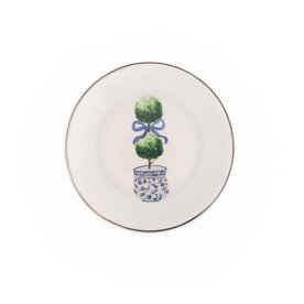 Mary Square Appetizer Plate Topiary  61666