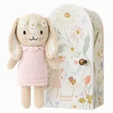 cuddle+kind Tiny Hannah the Bunny 6"  with Tiny Home   TINYBUNHANPK4