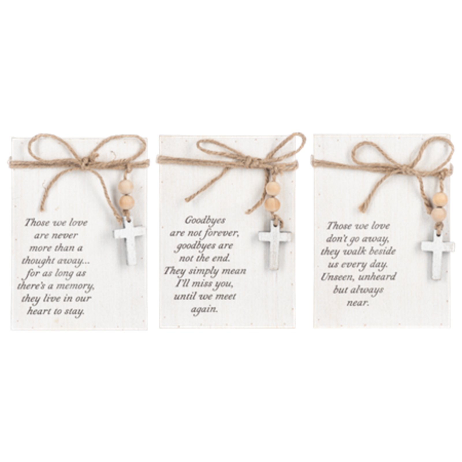 Ganz Memorial Message Block with Cross  (1) CG188392 loading=