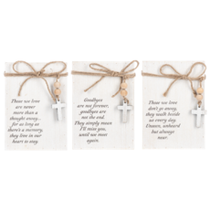 Ganz Memorial Message Block with Cross  (1) CG188392