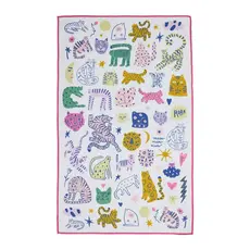 Design Imports DII Meow Meow Printed Microfiber Dishtowel  756833