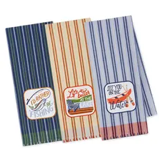 Design Imports DII Lakeside Embellished Dishtowel  (1)  756750