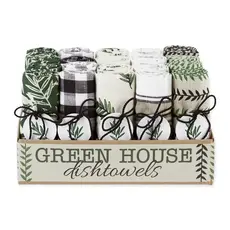 Design Imports DII Green House Dishtowel  (1) 756800