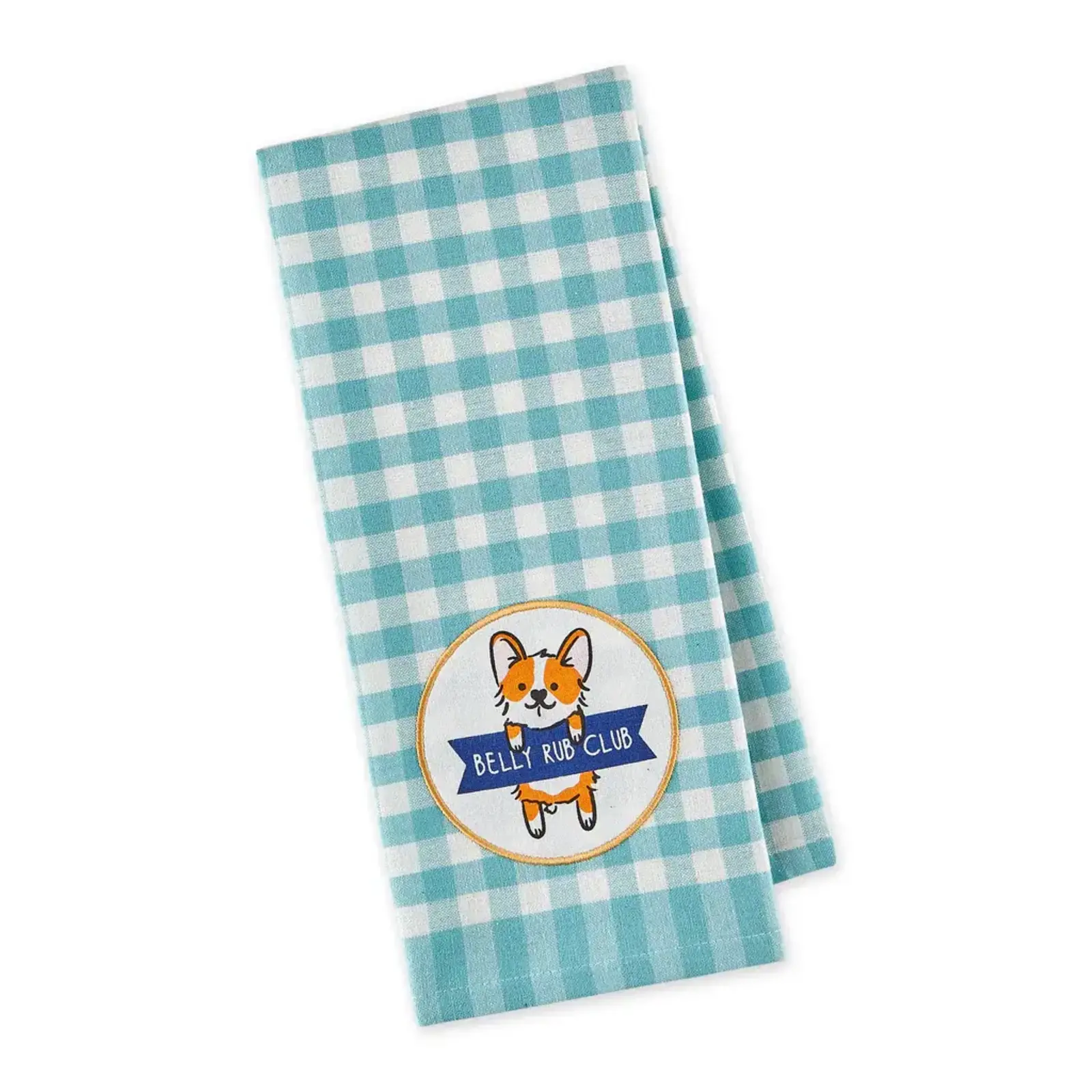 Design Imports DII Belly Rub Club Embellished Dishtowel  755311 loading=