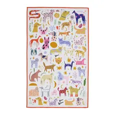 Design Imports DII Doggy Disco Printed Microfiber Dishtowel   756826