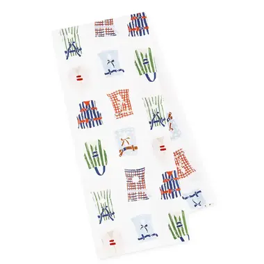 Design Imports DII Vintage Life Jackets Printed Dishtowel  756743