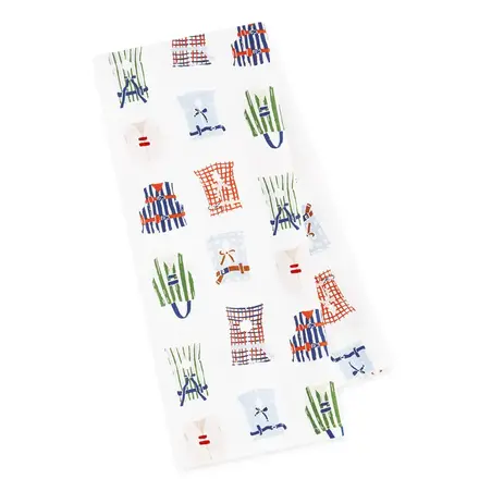 Design Imports DII Vintage Life Jackets Printed Dishtowel  756743