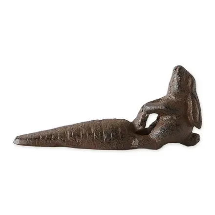 Design Imports DII Bunny With Carrot Door Stopper  4506596