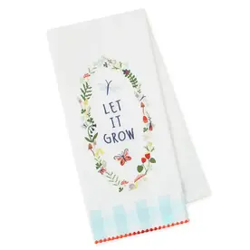 Design Imports DII Let It Grow Embellished Dishtowel  756653