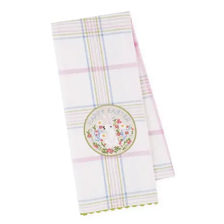 Design Imports DII Hoppy Easter Embellished Dishtowel  756546