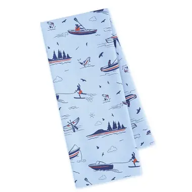 Design Imports DII Life On The Lake Printed Dishtowel  756746