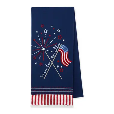 Design Imports DII Born to Sparkle Embellished Dishtowel   755781