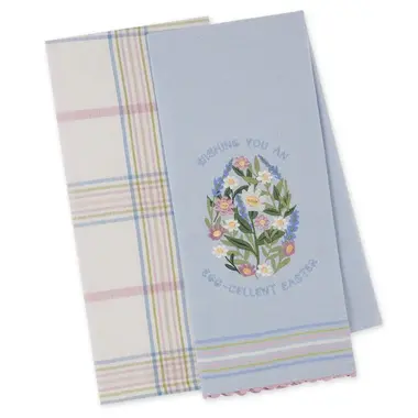 Design Imports DII Egg-Cellent Easter Dishtowel Set of 2 756561