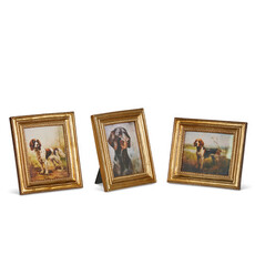 RAZ Imports Inc. 6" VINTAGE BIRD DOG FRAMED PRINT (1)  4521316