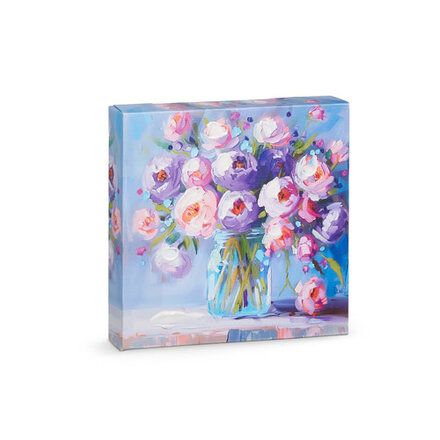 RAZ Imports Inc. 6" PURPLE FLORAL WALL ART  4557357