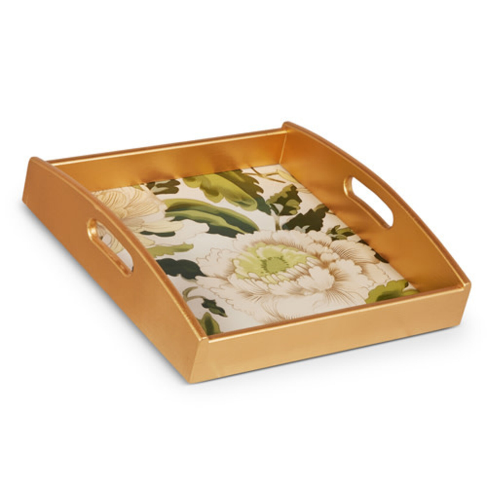 RAZ Imports Inc. 14" TRANQUIL GREEN GARDEN TRAY  4559020 loading=