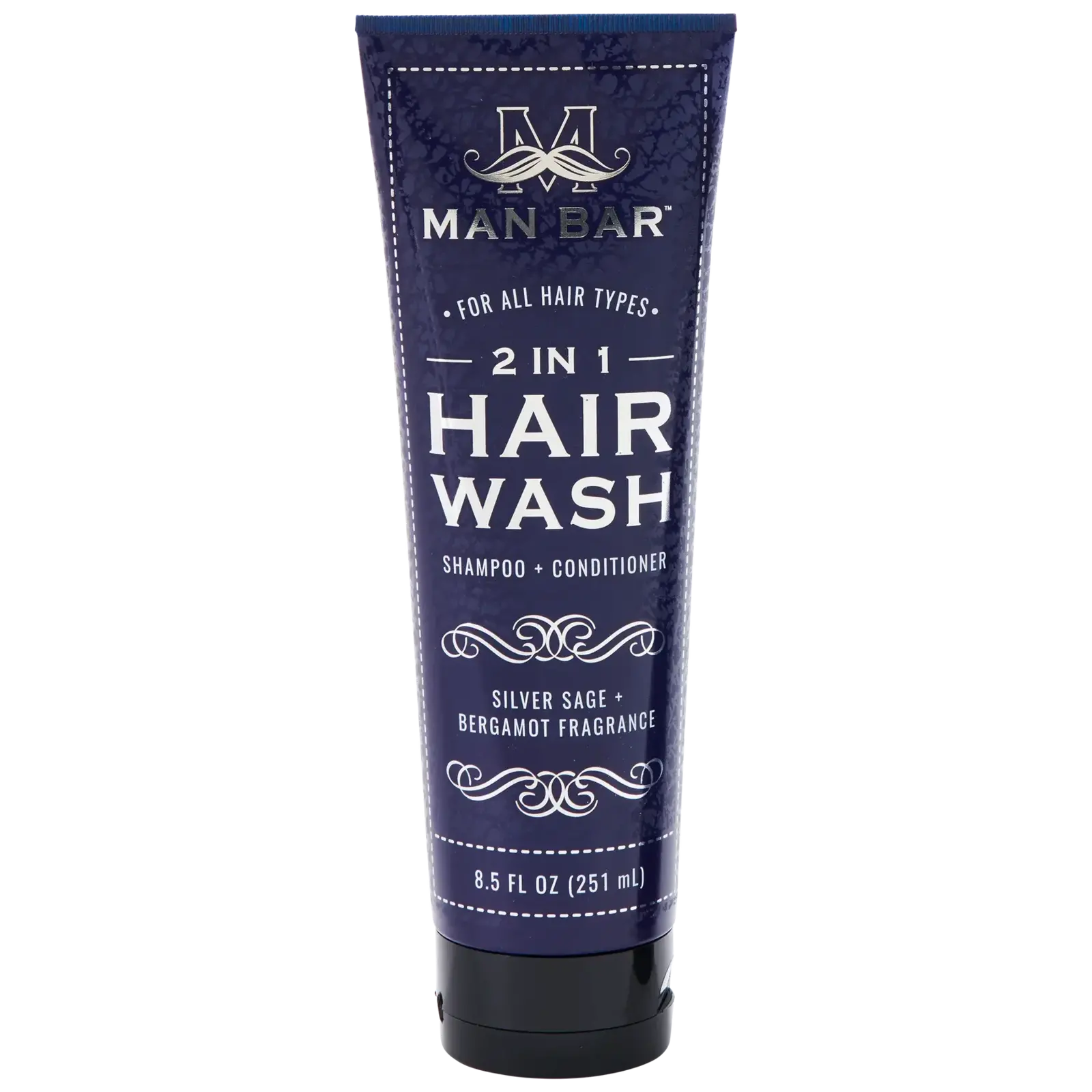 Man Bar MAN BAR® 2 in 1 Hair Wash Silver Sage +Bergamot  SCS1277 loading=