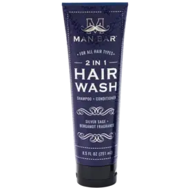 Man Bar MAN BAR® 2 in 1 Hair Wash Silver Sage +Bergamot  SCS1277