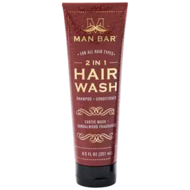Man Bar MAN BAR® 2 in 1 Hair Wash Exotic Musk & Sandalwood  SCE1275