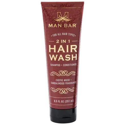 Man Bar MAN BAR® 2 in 1 Hair Wash Exotic Musk & Sandalwood  SCE1275