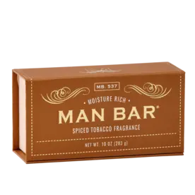 Man Bar MAN BAR® Moisture Rich Spiced Tobacco Soap  STB7820
