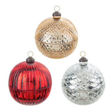 Ganz Faceted Glass Trinket Box with Place Card Holder (1)  EX23074