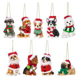 Ganz Santa Paws is Coming to Town Ornaments (1)  EX27225