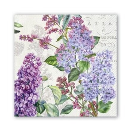 Michel Design Works French Lilacs  Luncheon  Napkin 817441