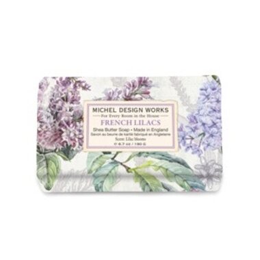 Michel Design Works French Lilacs Medium Bath Soap Bar  858441