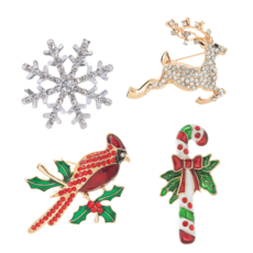 Ganz Season's Sparkly Pins (1)  EX29789