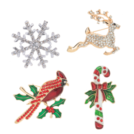 Ganz Season's Sparkly Pins (1)  EX29789