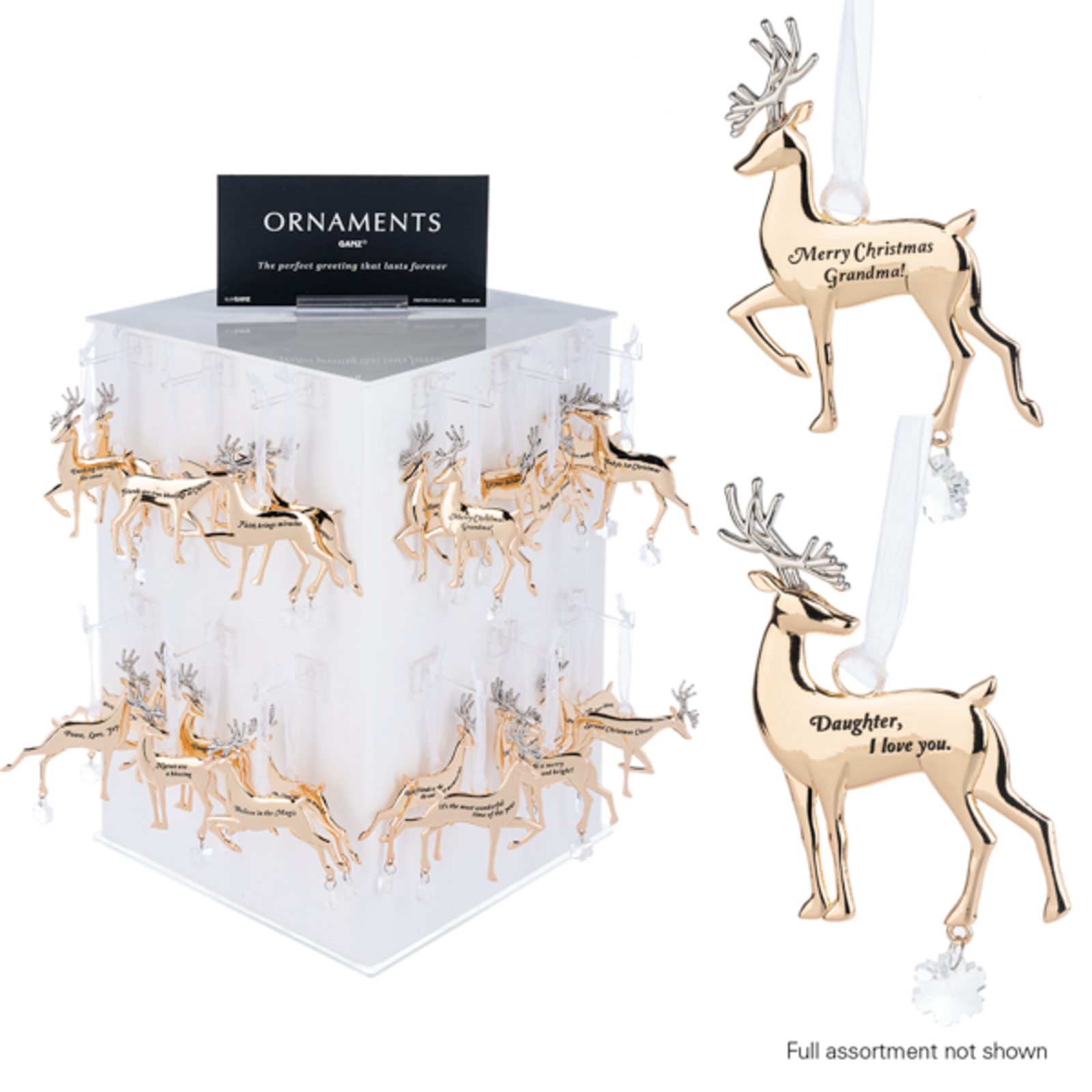 Ganz Oh deer, Christmas is here! Ornaments (1)  EX34590A loading=