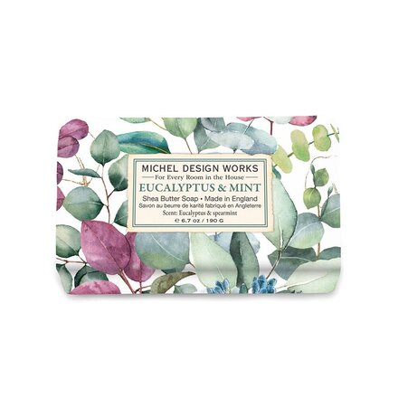Michel Design Works Eucalyptus & Mint 6.7 oz  Medium Bath Soap Bar 858365