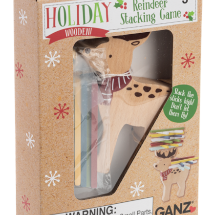 Ganz Wooden Reindeer Stacking Game  HX11986