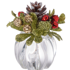 Kissing Krystals 2.5" Teeny Mistletoe Vase  KK688