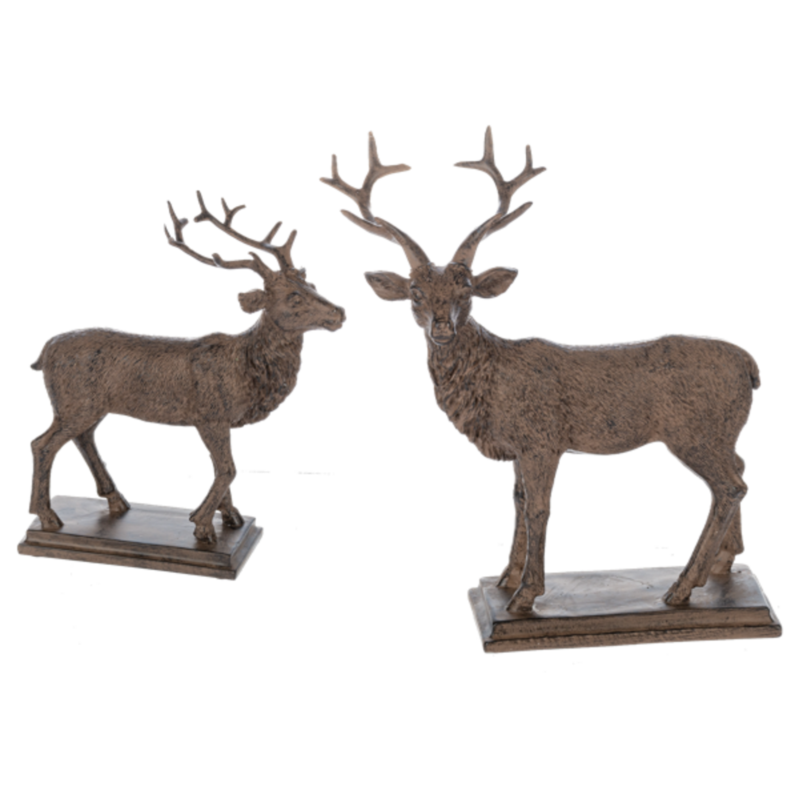 Ganz 5 7/8" Antique Deer Figurine Set (1)  MX197286 S loading=