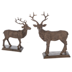 Ganz 5 7/8" Antique Deer Figurine Set (1)  MX197286 S