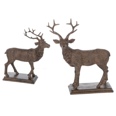 Ganz 5 7/8" Antique Deer Figurine Set (1)  MX197286 S