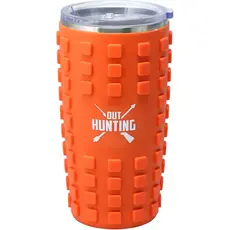 Pavilion Gift Out Hunting 20 oz Travel Tumbler with 3D Silicone Wrap 39151