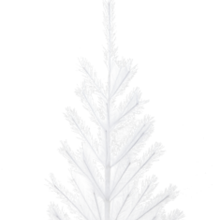 Ganz 3 Feet White Pompass Tree  MX199478