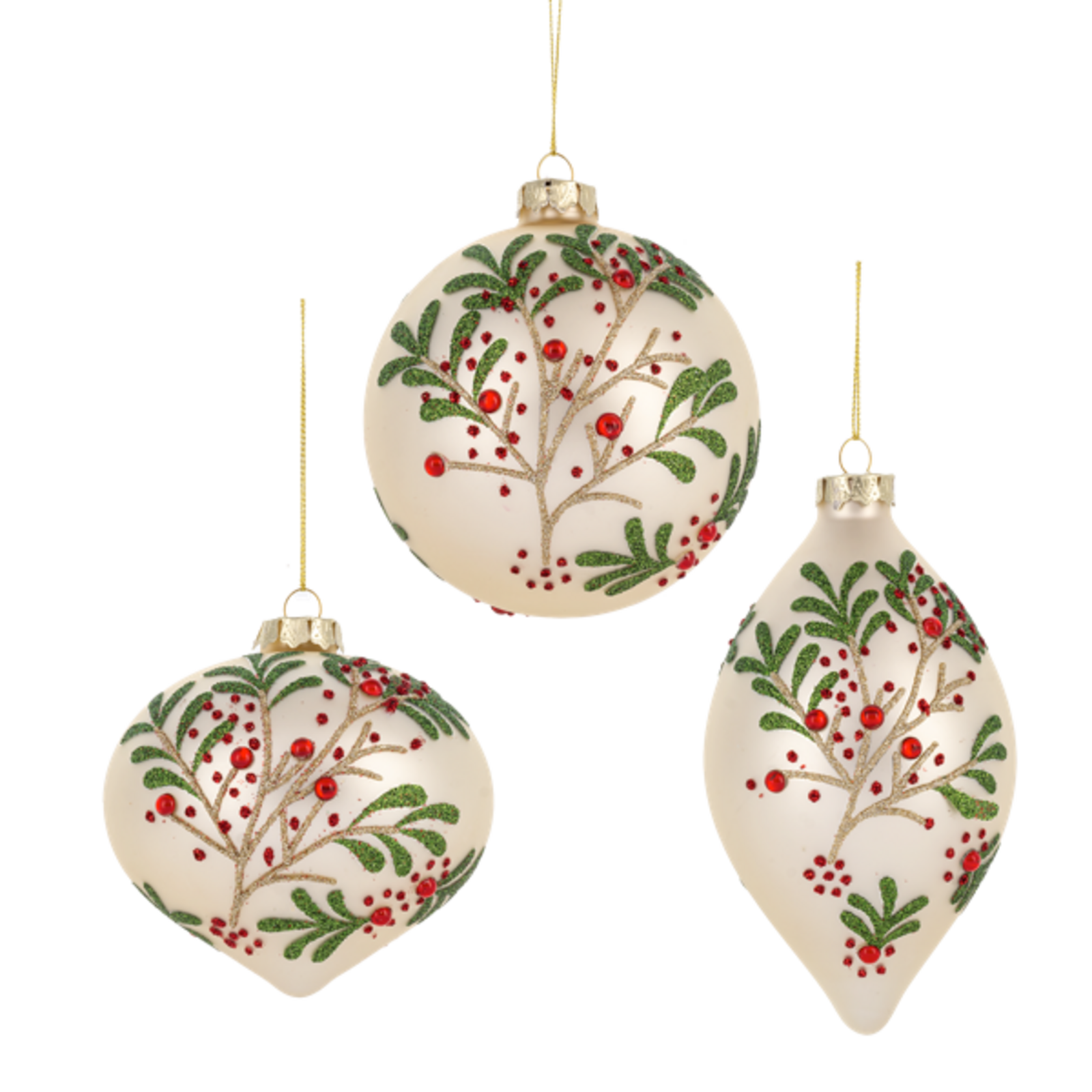 Ganz Berry Holiday Shape Ornament (1)  MX199548 loading=