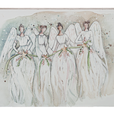 Ganz Watercolor Angel Art Block  MX200468