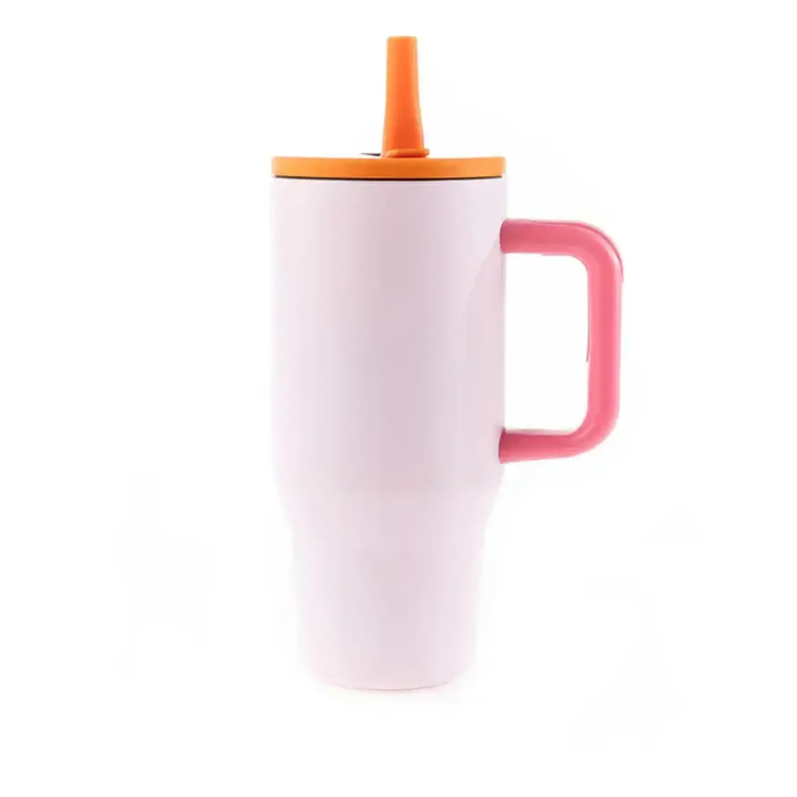 Mary Square 30oz Colorblock To-Go Tumbler | Light Pink   61615 loading=