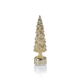 Zodax 14" Mountain Pine Rotating LED Tree - Antique Gold - Medium  CH-7677