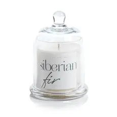 Zodax Apothecary Scented Candle Glass Dome - Siberian Fir  IG-2442