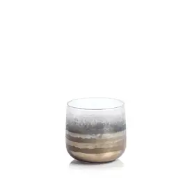 Zodax 3.5" Smoke Votive Holder - Gold  IN-6610