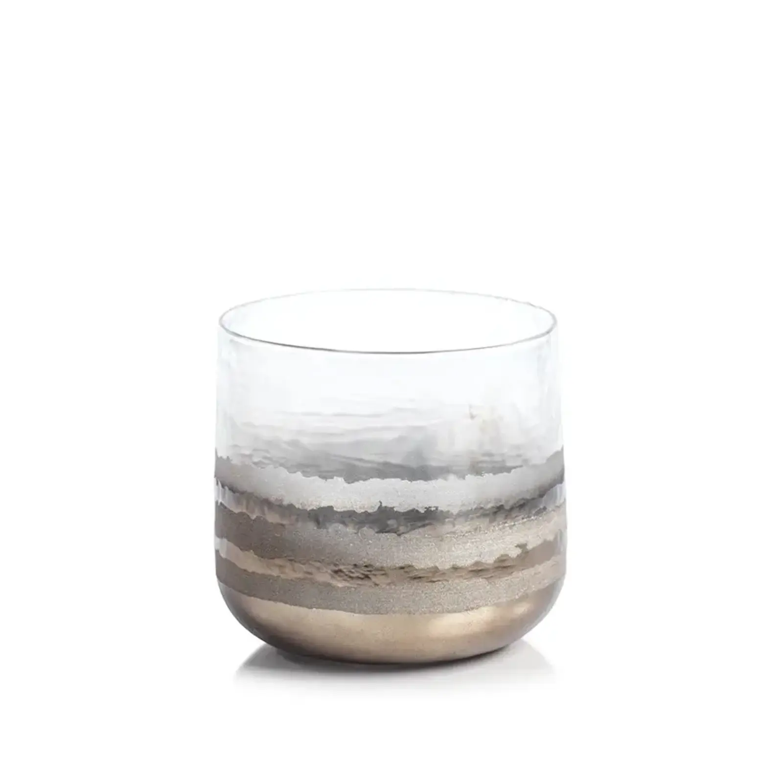 Zodax 5" Smoke Hurricane - Gold  IN-6613 loading=