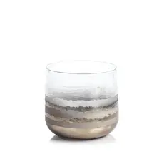 Zodax 5" Smoke Hurricane - Gold  IN-6613